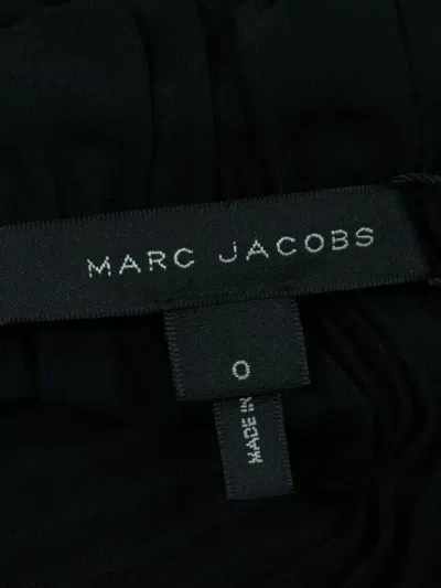 Pre-owned Marc Jacobs Vintage Pleated Midi Skirt In Black