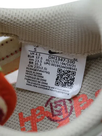 Pre-owned Nike Vintage X Sacai X Clot Ldwaffle "net Orange Blaze" Sneakers