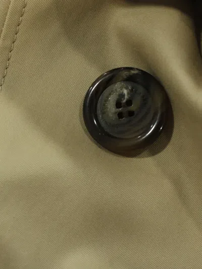 Pre-owned Burberry Double-breasted Trench Coat In Neutral