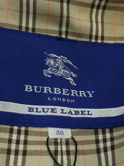 Pre-owned Burberry Double-breasted Trench Coat In Neutral