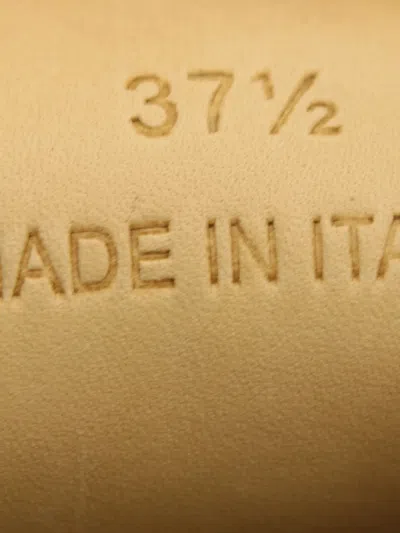 Pre-owned Thom Browne Pebble-leather Brogue Shoes In Black