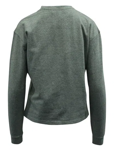 Pre-owned Alexander Mcqueen Swallow-print Sweatshirt In Gray