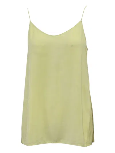 Pre-owned Theory V-neck Slip Camisole In Yellow