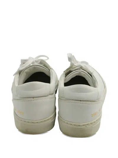 Pre-owned Common Projects Bball Leather Low-top Sneakers In White