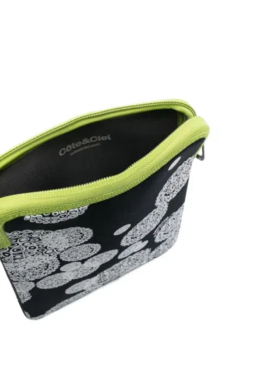 Côte And Ciel Mini Graphic-print Ipad Case In Black