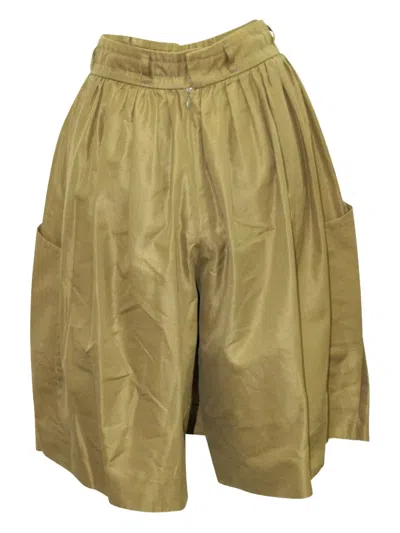 Pre-owned Saint Laurent Overlap Trousers In Green