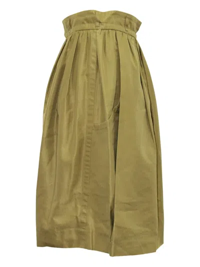 Pre-owned Saint Laurent Overlap Trousers In Green