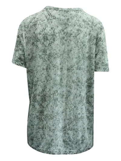 Pre-owned Theory Camouflage-print T-shirt In Gray