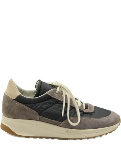 Pre-owned Common Projects Track Classic Panelled Sneakers In Gray