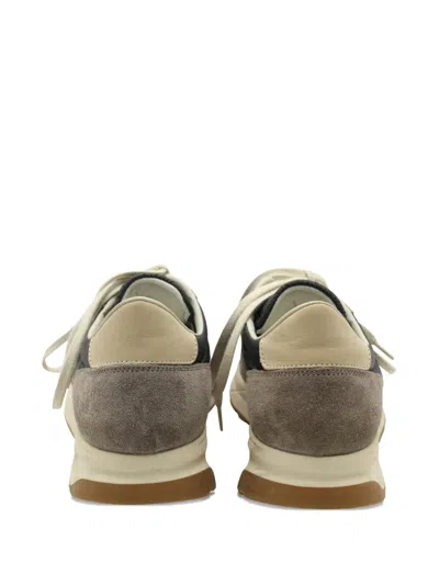 Pre-owned Common Projects Track Classic Panelled Sneakers In Gray