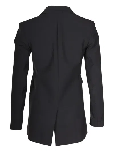 Pre-owned Theory Single-breasted Wool Blazer In Black