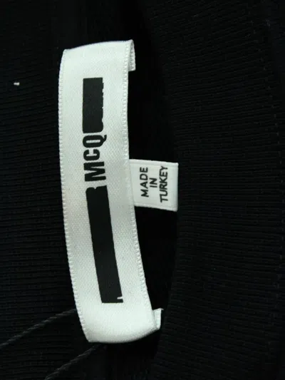 Pre-owned Mcq By Alexander Mcqueen Swallow-print Sweatshirt In Black