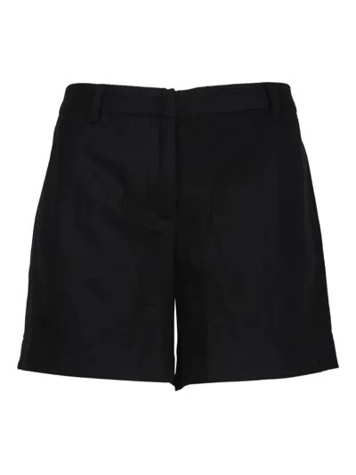 Pre-owned Miu Miu Flared Wool Shorts In Black