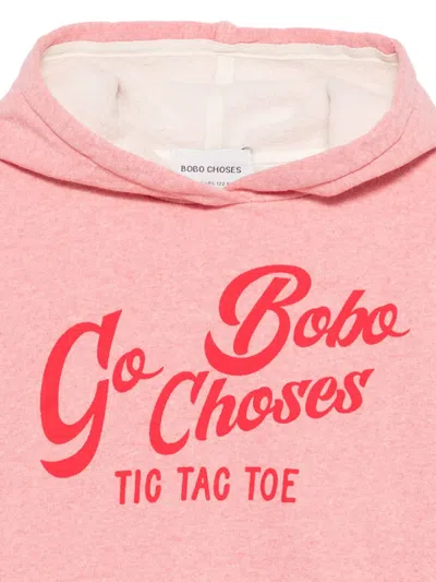Bobo Choses Slogan-print Hoodie In Red