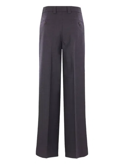 Incotex Virgin-wool Trousers In Gray