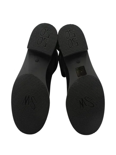 Pre-owned Stuart Weitzman 5050 Stretch Suede Knee-high Boots In Black