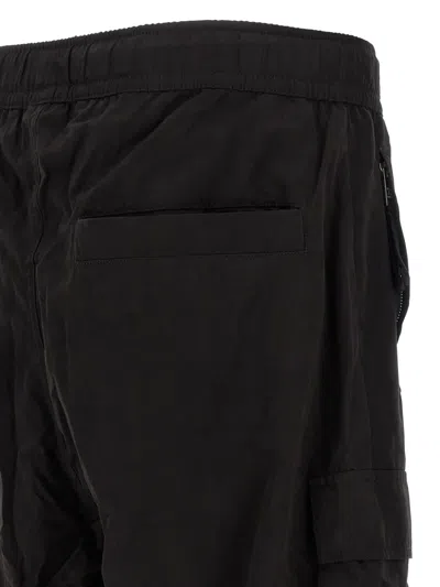 Thom Krom Belted Tapered Trousers In Black