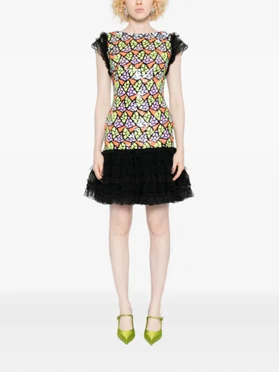 Gemy Maalouf Sequinned Minidress In Multi