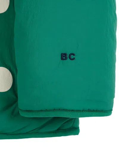 Bobo Choses Clover-print Reversible Jacket In Green