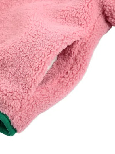 Bobo Choses Clover-print Reversible Jacket In Green