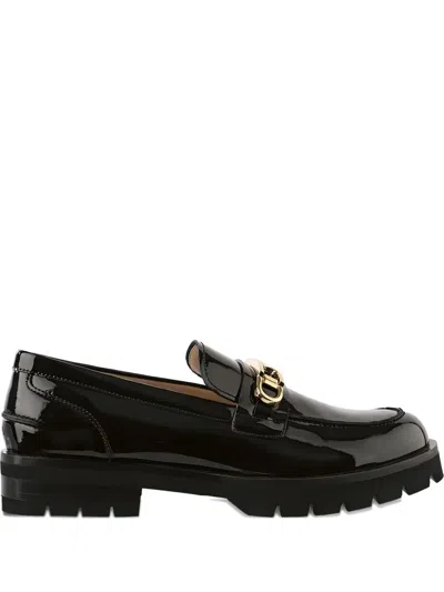 Hogl Robin Patent-leather Loafers In Multi