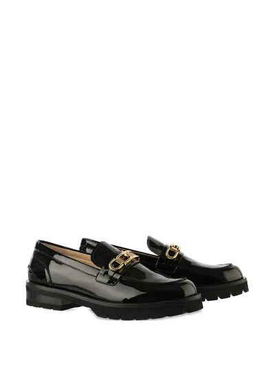 Hogl Robin Patent-leather Loafers In Multi