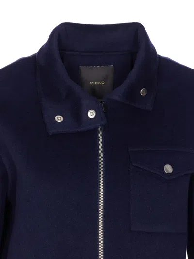 Pinko `grissino` Jacket In Blue