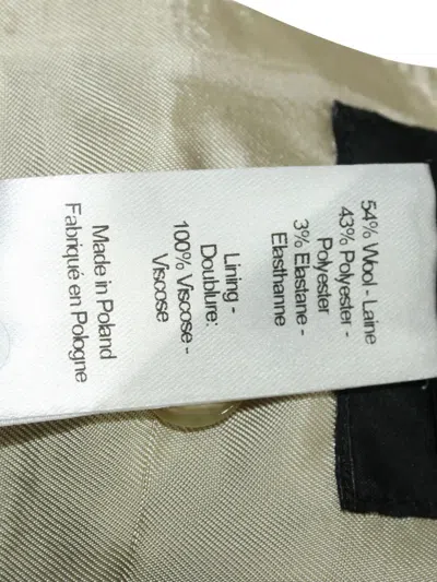 Pre-owned Joseph Wool Blend Single-breasted Blazer In Neutral