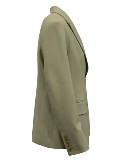 Pre-owned Joseph Wool Blend Single-breasted Blazer In Neutral