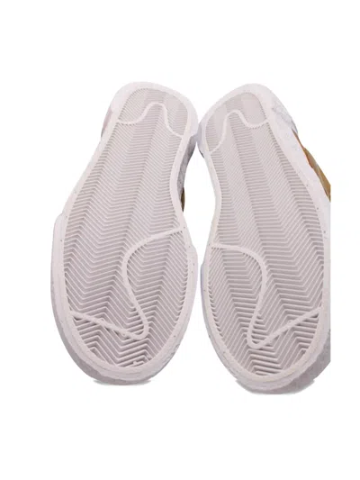 Pre-owned Sacai Blazer Suede Sneakers In Brown