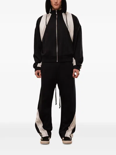 对比侧口袋运动裤