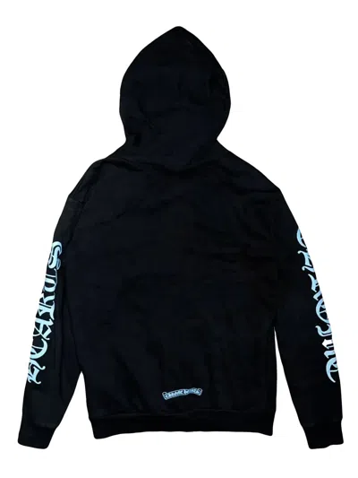 Chrome Hearts Logo-print Zip-up Hoodie In Black