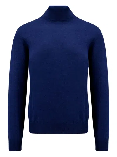 Giuuno Turtleneck Sweater In Blue