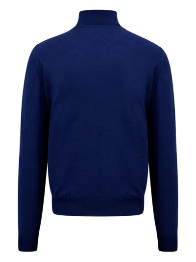 Giuuno Turtleneck Sweater In Blue