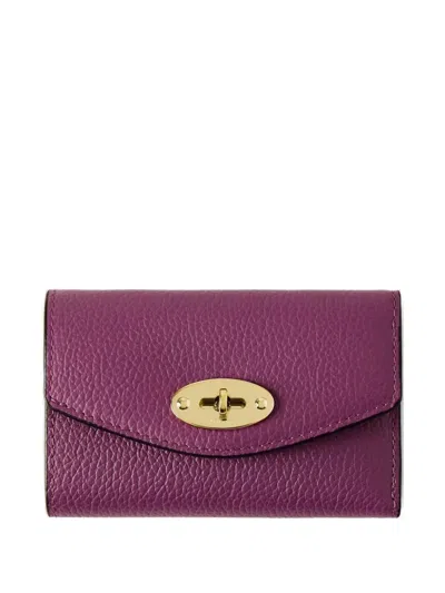 Mulberry Darley Folded Multi-card Wallet In Purple