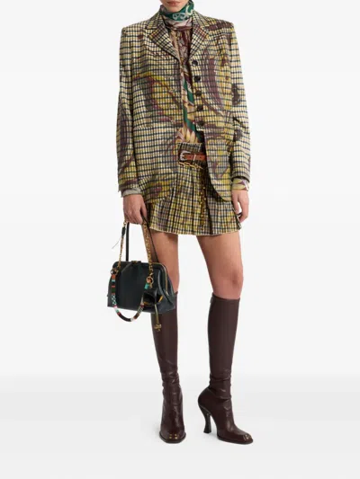 Etro Blouse Highnack With Pasley Motif Shirts White In Multi