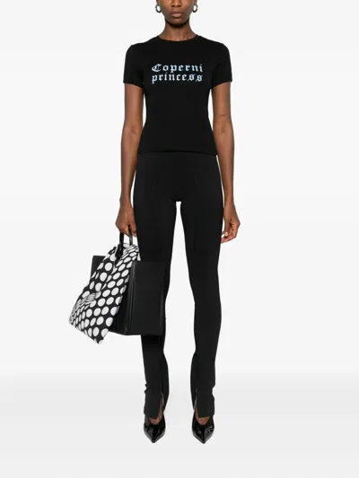 Coperni Lettering-print T-shirt In Black