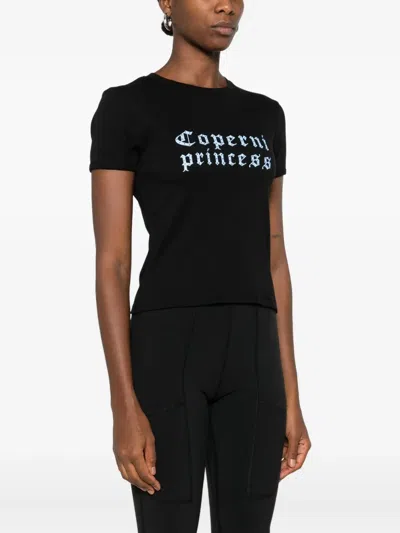 Coperni Lettering-print T-shirt In Black