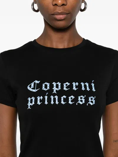 Coperni Lettering-print T-shirt In Black