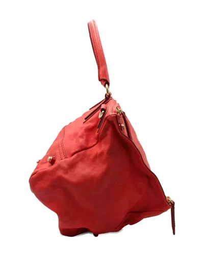 Pre-owned Givenchy Medium Pandora Shoulder Bag In Red