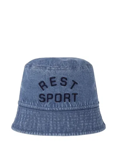 Rest&recreation Denim Bucket Hat In Blue