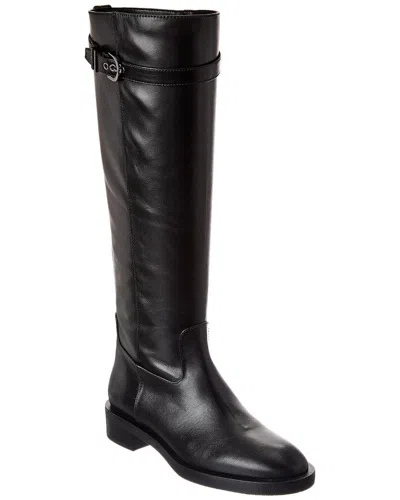 Stuart Weitzman Maverick Leather Knee-high Boot In Black