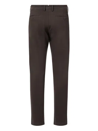 Jacob Cohen Button-fly Trousers In Brown