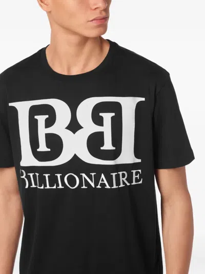 Billionaire Logo-print T-shirt In Black