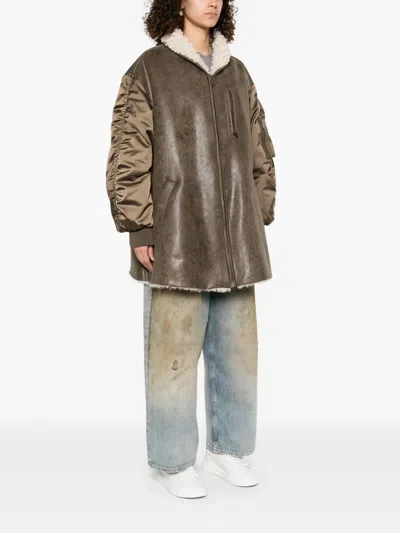 Isabel Marant Étoile Relaxed Oversized Jacket Featuring Front Pocket In Green