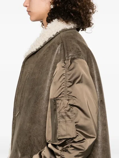 Isabel Marant Étoile Relaxed Oversized Jacket Featuring Front Pocket In Green