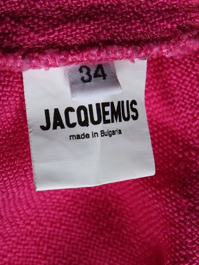 Pre-owned Jacquemus La Chemise 分层式扣角领衬衫 In Pink