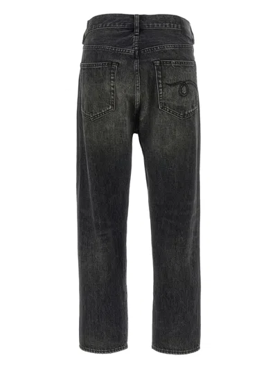 R13 Crossover Five-pocket Jeans In Black