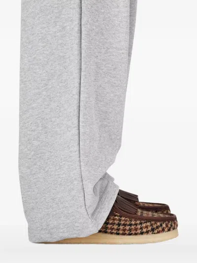 Clarks Originals Tweed-pattern Fringe Boots In Brown