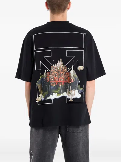 Off-white Black Cotton T-shirt